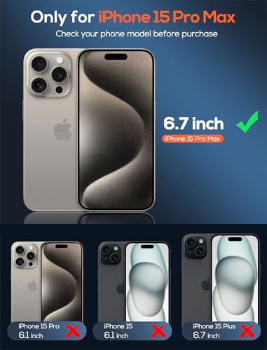 4 Pack for iPhone 15 Pro Max Screen Protector，Premium Tempered Glass Film 9H Hardness，Scratch Resistant,Sensor Protection，Dynamic Island Compatible，Bubble Free，Easy Installation [6.7 inch] - size: iPhone 15 Pro Max