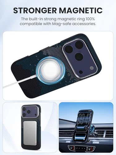 Aramid fiber Ultra-Thin Magnetic Caseless Feel Case for iPhone 17 Pro | Handwoven 600D aramid, Lightweight , compatible with MagSafe, Caseless Feel, case for iPhone 17 pro,Star River - color: Star River