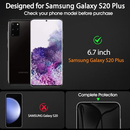 3 Pack TPU Privacy Screen Protector for Samsung Galaxy S20 Plus 6.7" - size: Samsung Galaxy S20 Plus