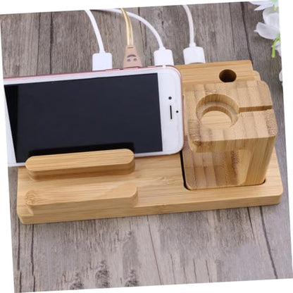 Gadpiparty Charging Station Stand Dock for Multi Functional Desk Holder with Cable Management for Home Office Use
