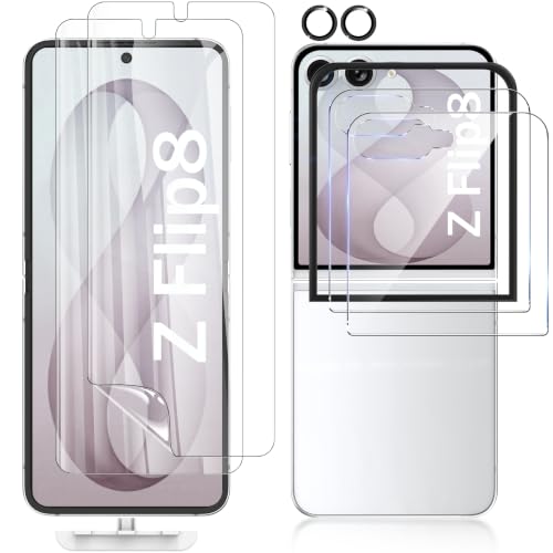 [2 Sets 6 Pack] Screen Protector for Samsung Galaxy Z Flip 8/Flip 7 - size: Z Flip 8