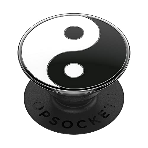 PopSockets Adhesive Phone Grip, Holder- Enamel Yin Yang - color: Yin Yang, style: Adhesive