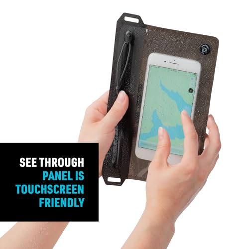 Nite Ize RunOff Waterproof Travel Pouch with TRU Zip - Dry Pouch for Phone & Travel Necessities - Touchscreen Friendly - Waterproof with Reliable Zipper - Charcoal, Small - style: Small