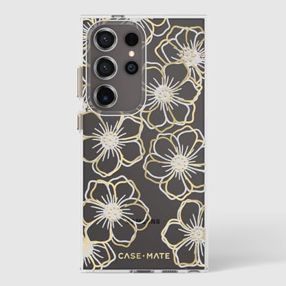 Case-Mate Samsung Galaxy S24 Ultra Case [6.8"] [12ft Drop Protection] [Wireless Charging] Floral Gems Phone Case for Samsung Galaxy S24 Ultra - Cute Bling Sparkle, Anti-Scratch Tech, Shockproof, Slim - color: Floral Gems