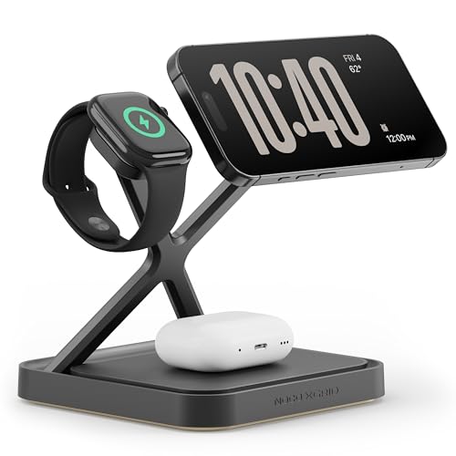 NOCO XGrid XDS3 3-in-1 Wireless Charging Station - iPhone, Watch & AirPods