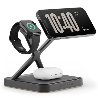 NOCO XGrid XDS3 3-in-1 Wireless Charging Station - iPhone, Watch & AirPods
