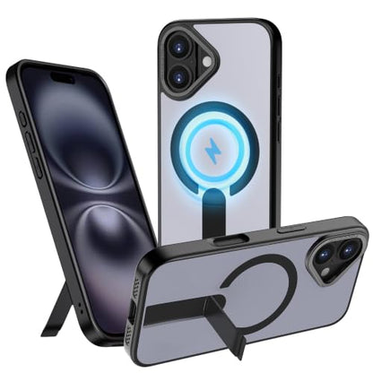 CEDO Magnetic Kickstand Case for iPhone 16, MagSafe Compatible Black - size: iPhone 16