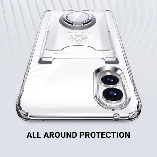 Shields Up for Samsung Galaxy S25 Edge Case with Card Holder Stand, Clear - color: Clear, size: Galaxy S25 Edge