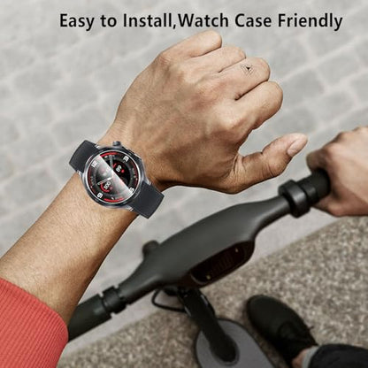4-Pack Tempered Glass for OnePlus Watch 3 Watch Screen Protector, 9H Hardness HD Clear Anti-Scratch Tempered Glass Protection Film for OnePlus Watch 3, Bubble Free Anti Scratch - size: OnePlus Watch 3