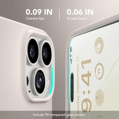 GONEZ Magnetic for iPhone 16 Pro Max Case, Silicone Cover Stone - color: A-stone, size: Iphone 16 Pro Max