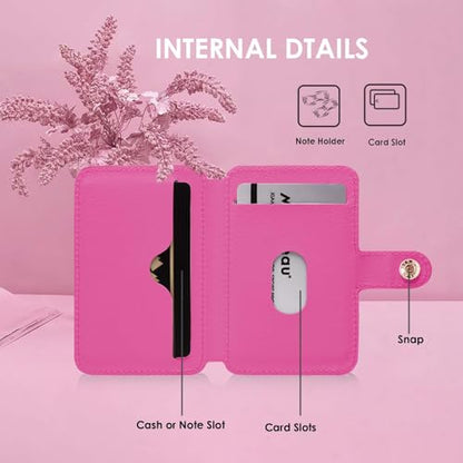 M-Plateau Card Holder for Back of Phone With Adhesive Sticker - color: Rose Red