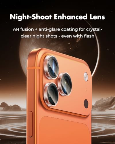 UNBREAKcable iPhone 17 Pro Screen Protector & Camera Lens Protector - size: iPhone 17 Pro