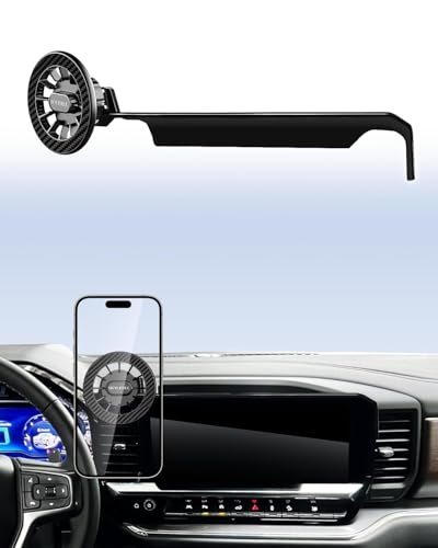 SKYLOTEC Magnetic Phone Mount for 2022-2026 Chevy Silverado/GMC Sierra - color: Magnetic, size: Silverado 2022-2025 (13.4 inch screen)