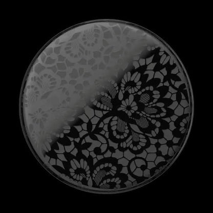 PopSockets Adhesive Phone Grip, Holder- Lace Noir - color: Lace Noir, style: Adhesive