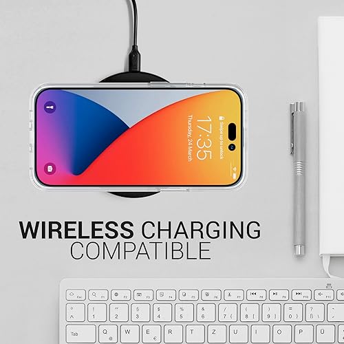 CoverON Designed for Apple iPhone 15 Case Clear, Slim Crystal Clear TPU Rubber Flexible Soft Skin Cover Protective Sleeve Fit iPhone 15 (6.1) Phone Case - Transparent - color: Clear