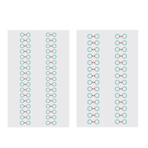 Phone Camera Lens Protection Stickers 328pcs in 6 Sizes Anti-Scratch Dust-Proof YCS