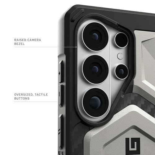 URBAN ARMOR GEAR UAG for Samsung Galaxy S26 Ultra Case 6.9" Monarch Pro - Magnetic Charging Compatible Rugged Military Drop Tested Protective Cover, Titanium - color: Monarch Pro - Titanium