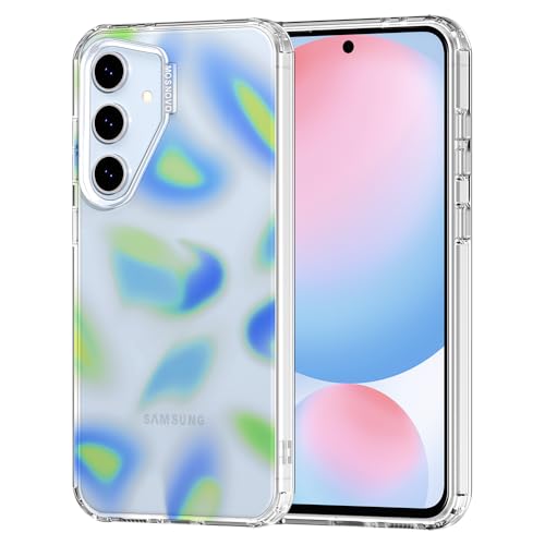 MOSNOVO for Samsung Galaxy S24 FE Case, Shockproof Military-Grade Protection 6.6ft Drop Tested, Clear Phone Case for Galaxy S24 FE, Azure Fade Design - color: Clear - Azure Fade, size: Samsung Galaxy S24 FE
