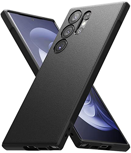 Ringke Onyx for Samsung Galaxy S23 Ultra Case [Feels Good in The Hand] Oil & Dirt Resistant, Enhanced Camera Lens Protection, Comfortable Grip, Non-Slip, Lightweight Cover - Black - color: Black, size: Galaxy S23 Ultra