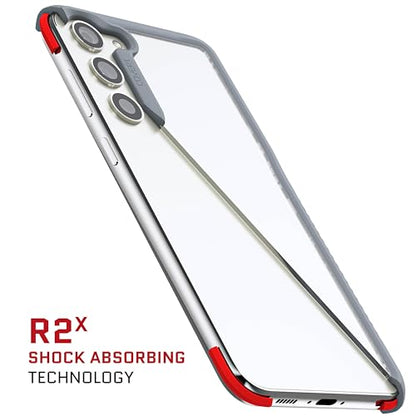 Ghostek Covert Samsung Galaxy S23 Plus Clear Case with Military Grade Shockproof Protection, Non-Slip Grip, Protective Silicone Phone Cover Designed for 2023 Galaxy S23+ (6.6") (Gray) - color: Gray [Limited], size: Galaxy S23 Plus