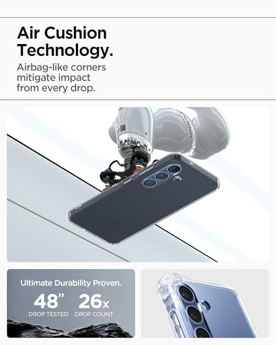 Spigen Liquid Crystal Designed for Galaxy S25 Case (2025) [Anti-Yellowing], [Military-Grade Protection] - Space Crystal - color: Space Crystal, size: 6.3in (Galaxy S25)