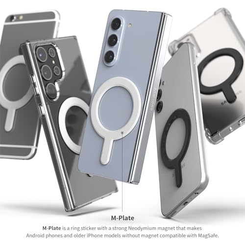 Sinjimoru Magnetic Phone Grip for MagSafe, Soft Silicone, Lavender - color: Lavender