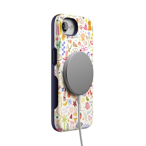 Casely iPhone 16e Case | All The Fun Things | Fun on Weekdays | Bold Protective Design | Compatible with MagSafe - color: All the Fun Things | Fun on Weekdays