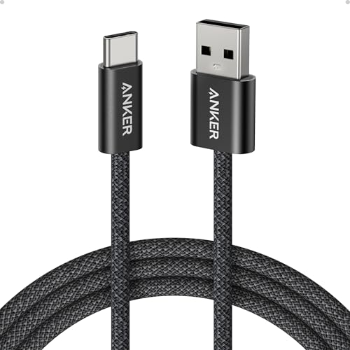 Anker Zolo USB to USB C Cable for CarPlay (6 ft, Black) - color: Black, size: 6FT