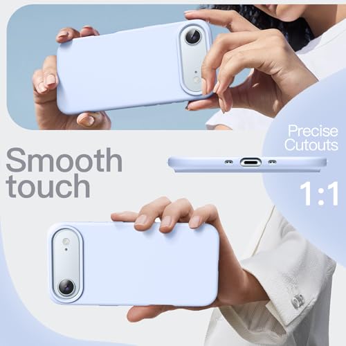JETech Silicone Case for iPhone Air, Blue | Silky Soft Touch, Shockproof Protection, Scratch Resistant, Microfiber Lining - color: Blue, size: iPhone Air