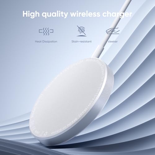 MagSafe Charger 2 Pack 25W Magnetic Wireless Charger Fast Charging Pad