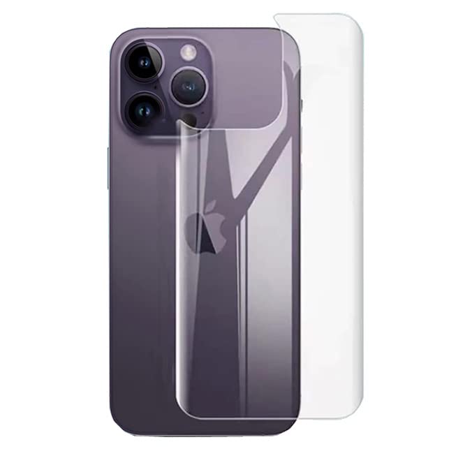 Epivol 2Pcs Back Screen Protector Film for iPhone 14 Pro Max Hydrogel Film Not Glass - color: 14 Pro Max HD Back Film