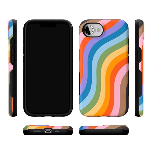Casely iPhone 16e Case | Love for All | Rainbow Pride | Bold Protective Design | Compatible with MagSafe - color: Love for All | Rainbow Pride
