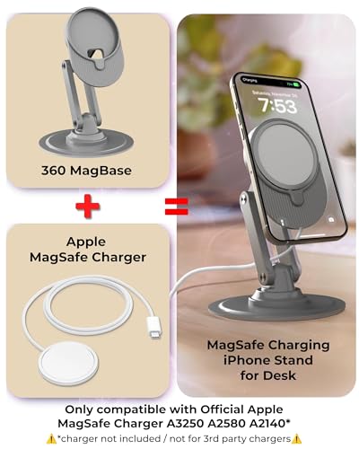 COOPER 360 MagBase MagSafe Charger Holder Stand for Apple MagSafe Charger