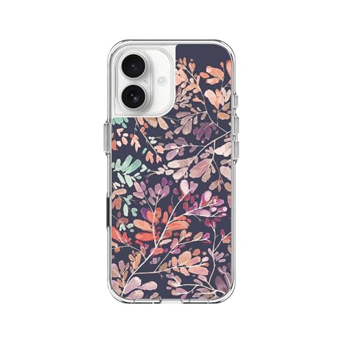 RHINOSHIELD Clear Phone Case for iPhone 17 | Anti-Yellowing, Transparent, High Clarity, Shockproof, Military Grade Drop Protection - color: Vibrant Garden of RhinoShield, size: iPhone 17