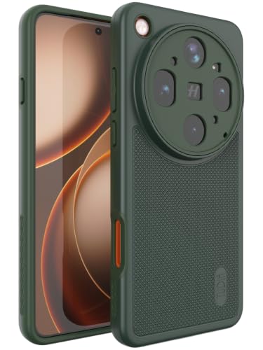 TUDIA MergeGrip Designed for Oppo Find X9 Ultra Case (2026), [Military Grade Drop Tested] Dual Layer Slim Rugged Heavy Duty Shockproof Protective Phone Cover (Pine Green, Basic) - color: Pine Green, size: Basic