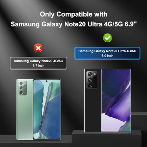 GiiYoon 3 PACK Screen Protector for Samsung Galaxy Note 20 Ultra Flexible TPU Film [Support Fingerprint Touch] [HD Full Coverage] [Easy Installation] [Scratch Resistant] - size: Samsung Galaxy Note 20 Ultra