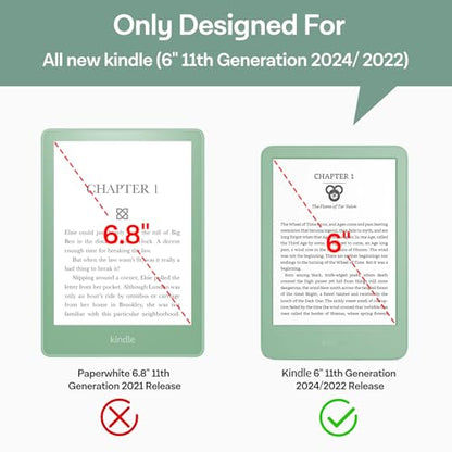 CoBak 4 Pack Anti-Glare Matte Screen Protector for 6" Kindle 2024 and 2022 (11 Generation) Kobo Nia, and PocketBook - High Clarity, Fingerprint Resistance, Anti-Bubble PET Film - color: Matte-4 Pack