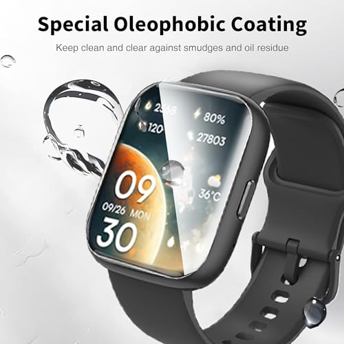 Lamshaw Compatible Screen Protector for LIGE FV12 Smartwatch, 6 Pack TPU Clear Film, 1.43 Inches