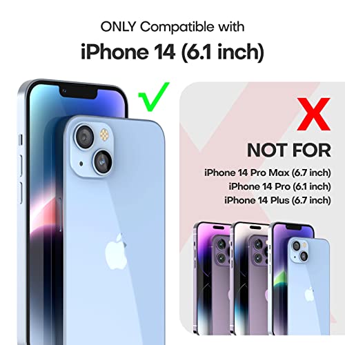 TAURI for iPhone 14 Case, Compatible with MagSafe, Clear | Compatible with MagSafe, Military Standard Protection, [Anti-Yellowing] Shockproof Magnetic Mobile Phone Case - color: A-Magnetic Clear