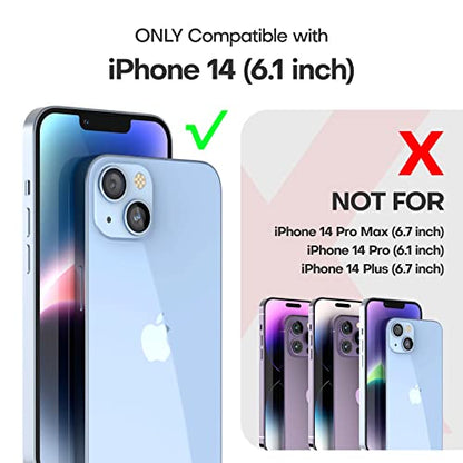 TAURI for iPhone 14 Case, Compatible with MagSafe, Clear | Compatible with MagSafe, Military Standard Protection, [Anti-Yellowing] Shockproof Magnetic Mobile Phone Case - color: A-Magnetic Clear