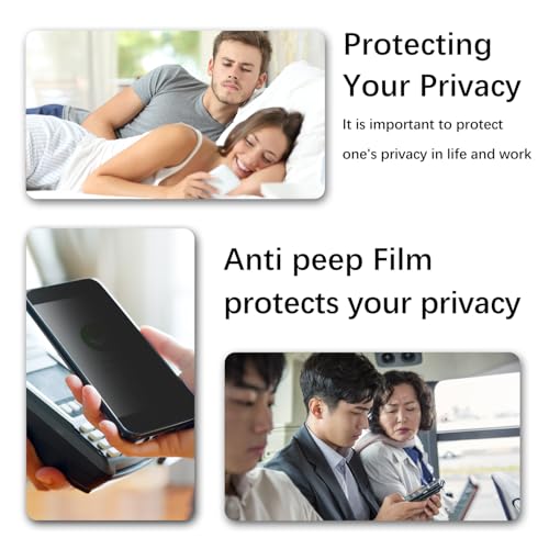 2 Pack Matte Privacy Screen Protector for iPhone 16 Pro Max