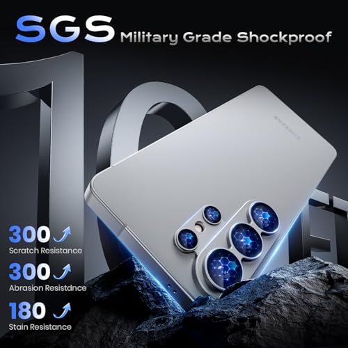 WSKEN for Samsung Galaxy S26 Ultra Camera Lens Protector - Full Coverage - color: Silver