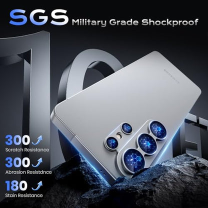WSKEN for Samsung Galaxy S26 Ultra Camera Lens Protector - Full Coverage - color: Silver+Silver