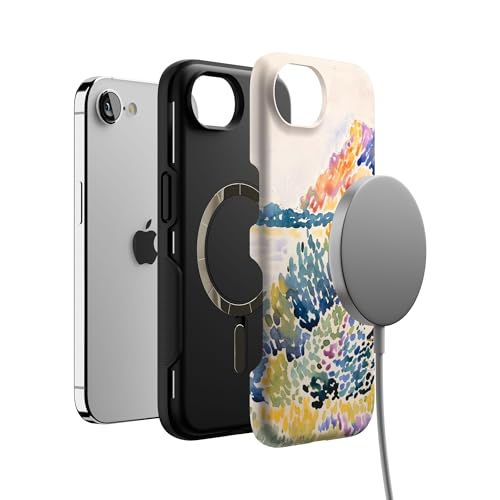 Casely iPhone 16e Case | Calm Waters | The Met Museum | Bold Protective Design | Compatible with MagSafe - color: Calm Waters | The Met Museum
