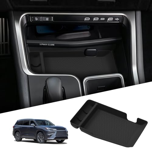 SMABEE Center Console Lower Organizer Tray for Lexus TX 2026 2025 - color: Center Console Armrest Lower Organizer Tray