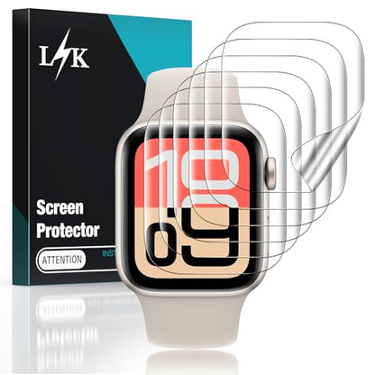 LK LϟK [6 pack] for Apple Watch SE/Series 6/5/4 Screen Protector 40mm - size: Series SE3/SE/6/5/4 40mm Protector