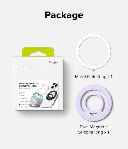Ringke for MagSafe Phone Grip [Double Sided Magnetic Holder] Lavender - color: Lavender
