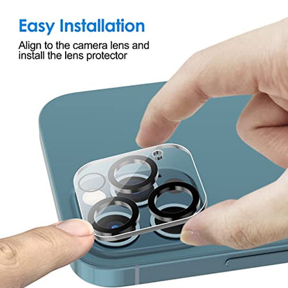 JETech Camera Lens Protector for iPhone 12 Pro, 3-Pack - size: iPhone 12 Pro