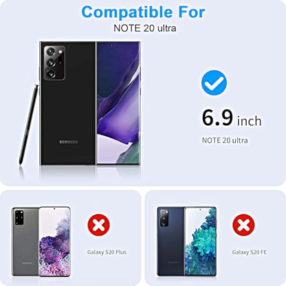 3 Pack Screen Protector for Samsung Galaxy Note 20 Ultra [Not Glass], Support Fingerprint Flexible TPU Film, Touch Sensitive, Anti-Scratch, 3D Curved Full Coverage - size: Samsung Galaxy Note 20 Ultra