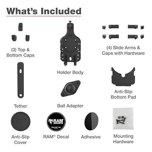RAM MOUNTS Quick-Grip Pro Universal Phone Holder with B Size Ball - style: Without Vibration Damper